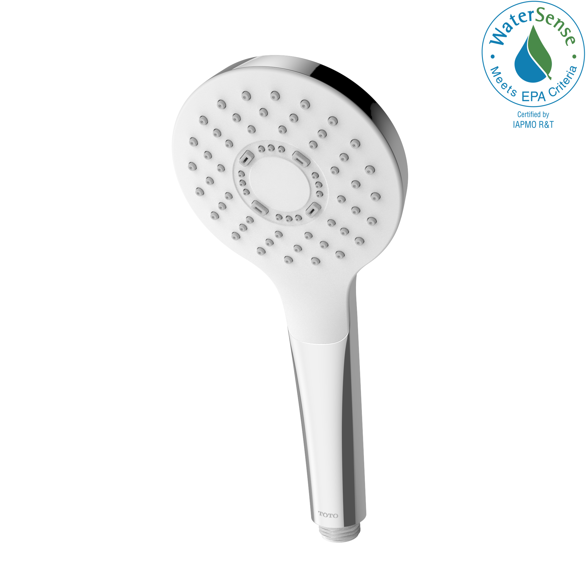 TOTO® G Series Round Single Spray 4 inch 1.75 GPM Handshower with COMFORT WAVE™ Technology, Polished Chrome - TBW01009U4#CP