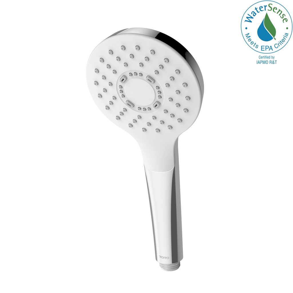 TOTO® G Series Round Single Spray 4 inch 1.75 GPM Handshower with COMFORT WAVE™ Technology, Polished Chrome - TBW01009U4#CP