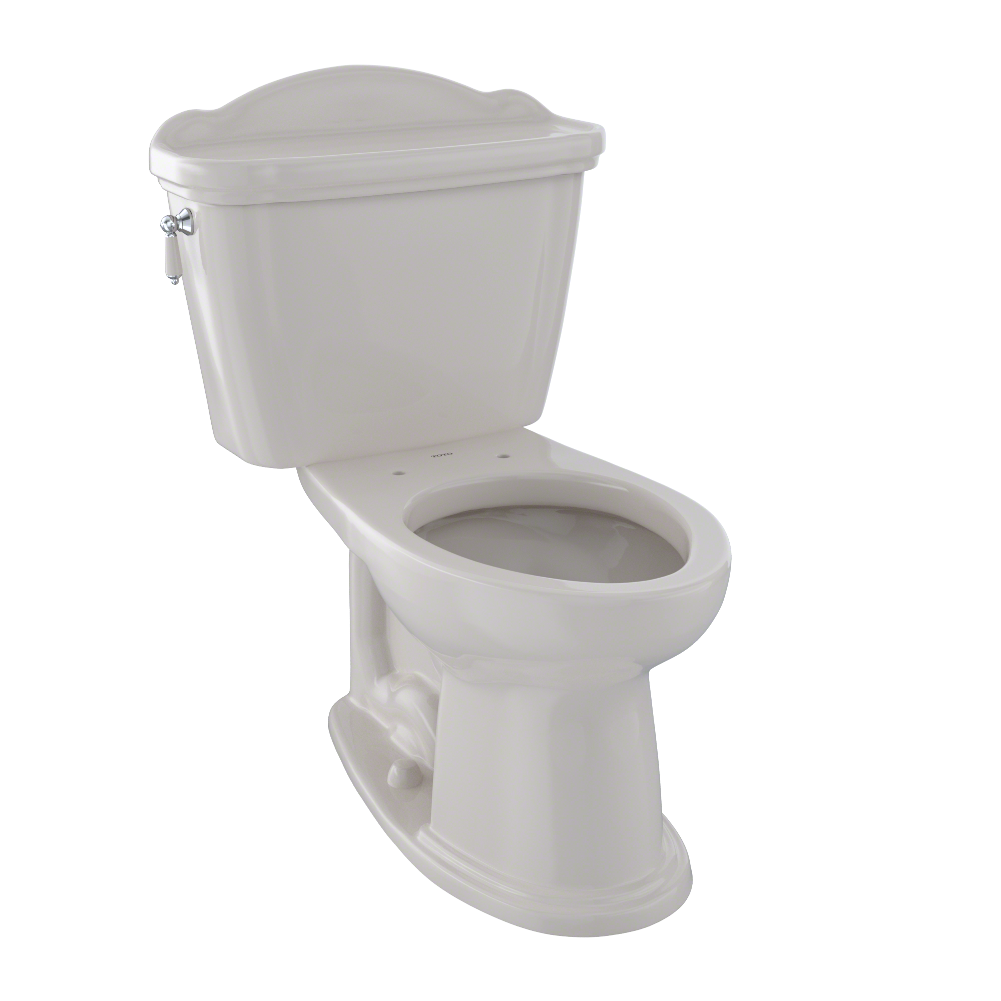 TOTO® Whitney® Two-Piece Elongated 1.6 GPF Universal Height Toilet, Sedona Beige - CST754SFN#12