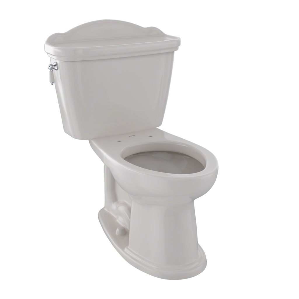 TOTO® Whitney® Two-Piece Elongated 1.6 GPF Universal Height Toilet, Sedona Beige - CST754SFN#12