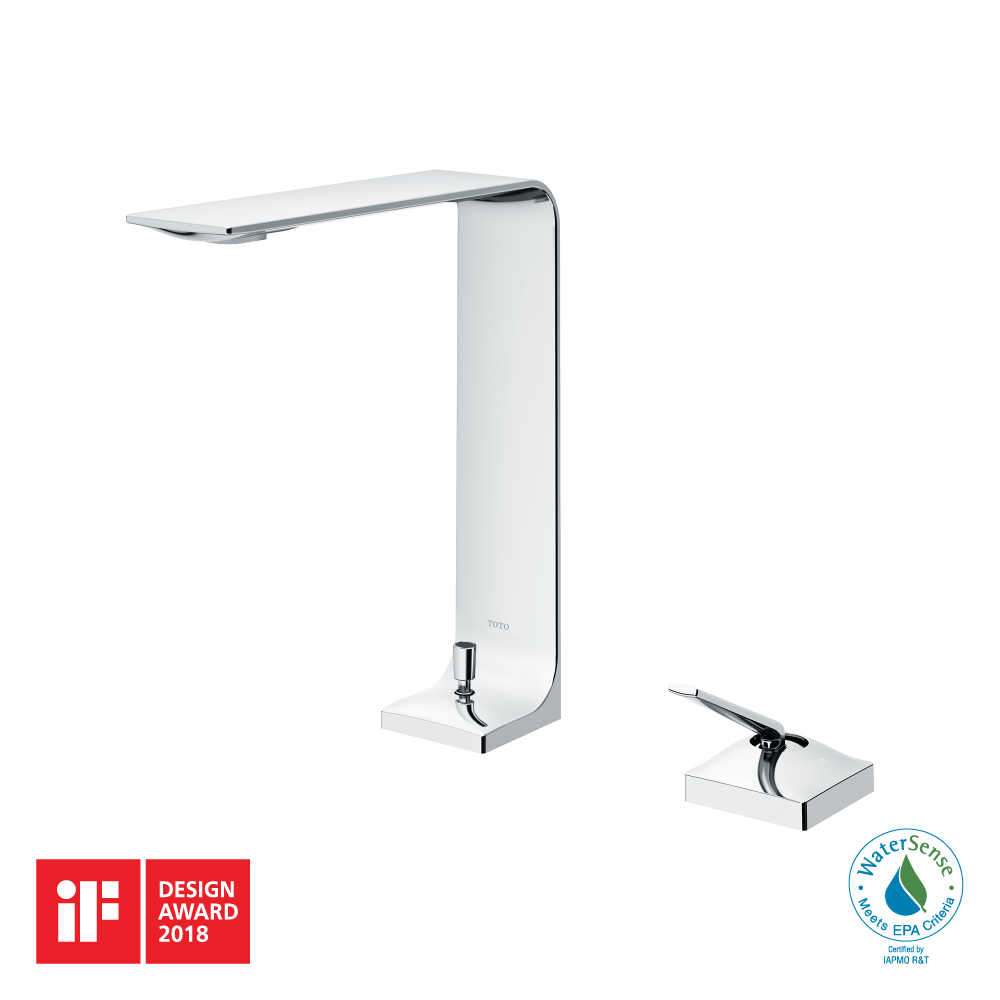 TOTO® ZL 1.2 GPM Single Handle Vessel Bathroom Sink Faucet with COMFORT GLIDE™ Technology, Polished Chrome - TLP02307U#CP