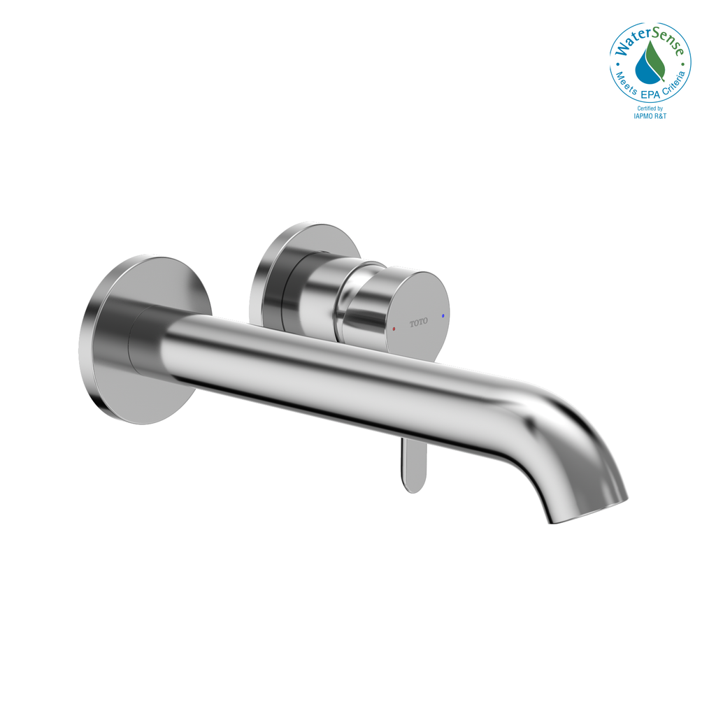 TOTO® LB 1.2 GPM Wall-Mount Single-Handle L Bathroom Faucet with COMFORT GLIDE™ Technology, Polished Chrome - TLS01310U#CP