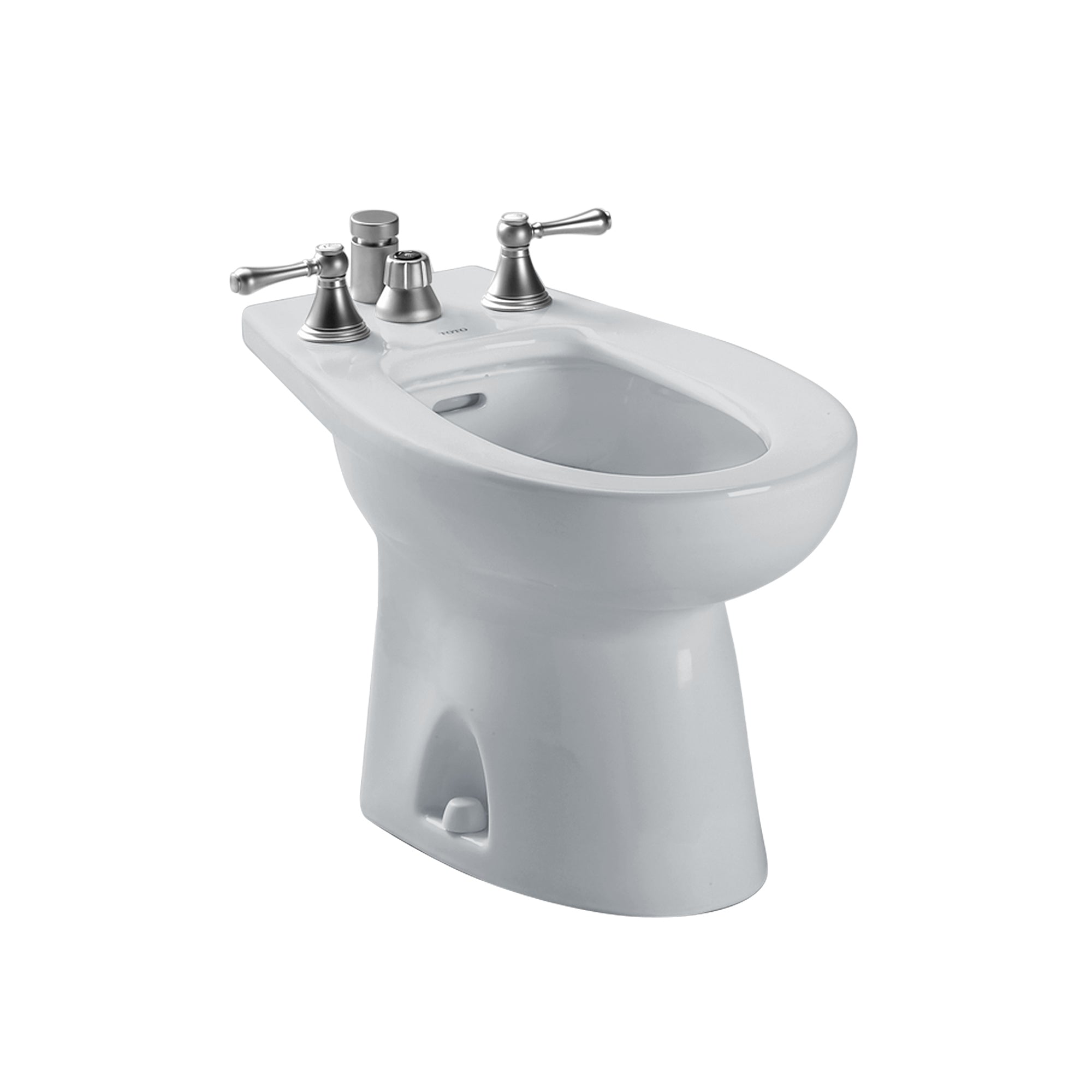 TOTO® Piedmont® Deck Mount Vertical Spray Flushing Rim Bidet, Colonial White - BT500B#11