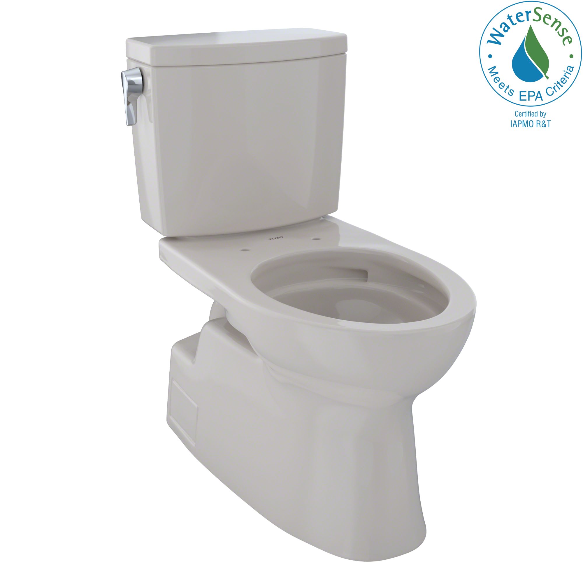 TOTO® Vespin® II 1G® Two-Piece Elongated 1.0 GPF Universal Height Skirted Design Toilet with CeFiONtect™, Sedona Beige - CST474CUFG#12