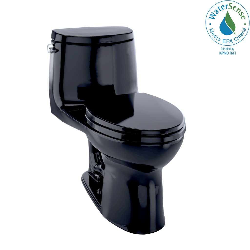 TOTO® UltraMax® II One-Piece Elongated 1.28 GPF Universal Height Toilet, Ebony Black - MS604114CEF#51