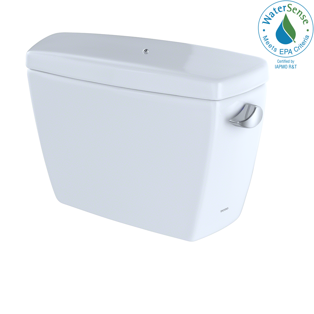 TOTO® Eco Drake® E-Max® 1.28 GPF Toilet Tank with Right-Hand Trip Lever and Bolt Down Lid, Cotton White - ST743ERB#01