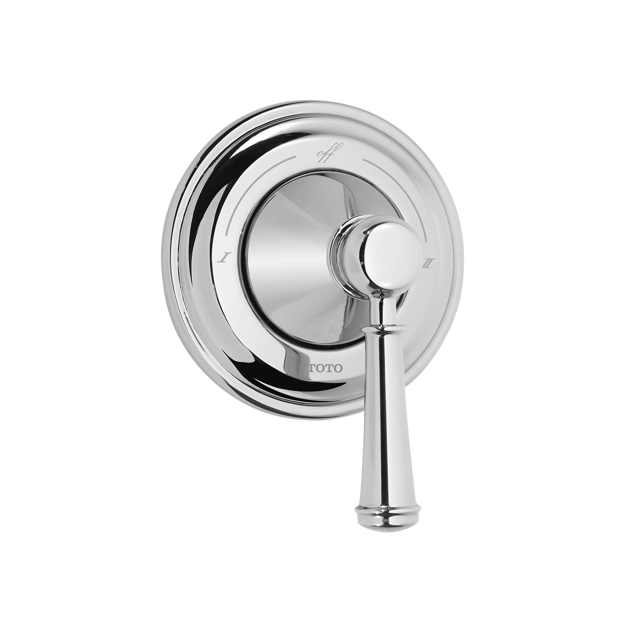 TOTO® Vivian™ Lever Handle Two-Way Diverter Trim with Off, Polished Chrome - TS220D1#CP