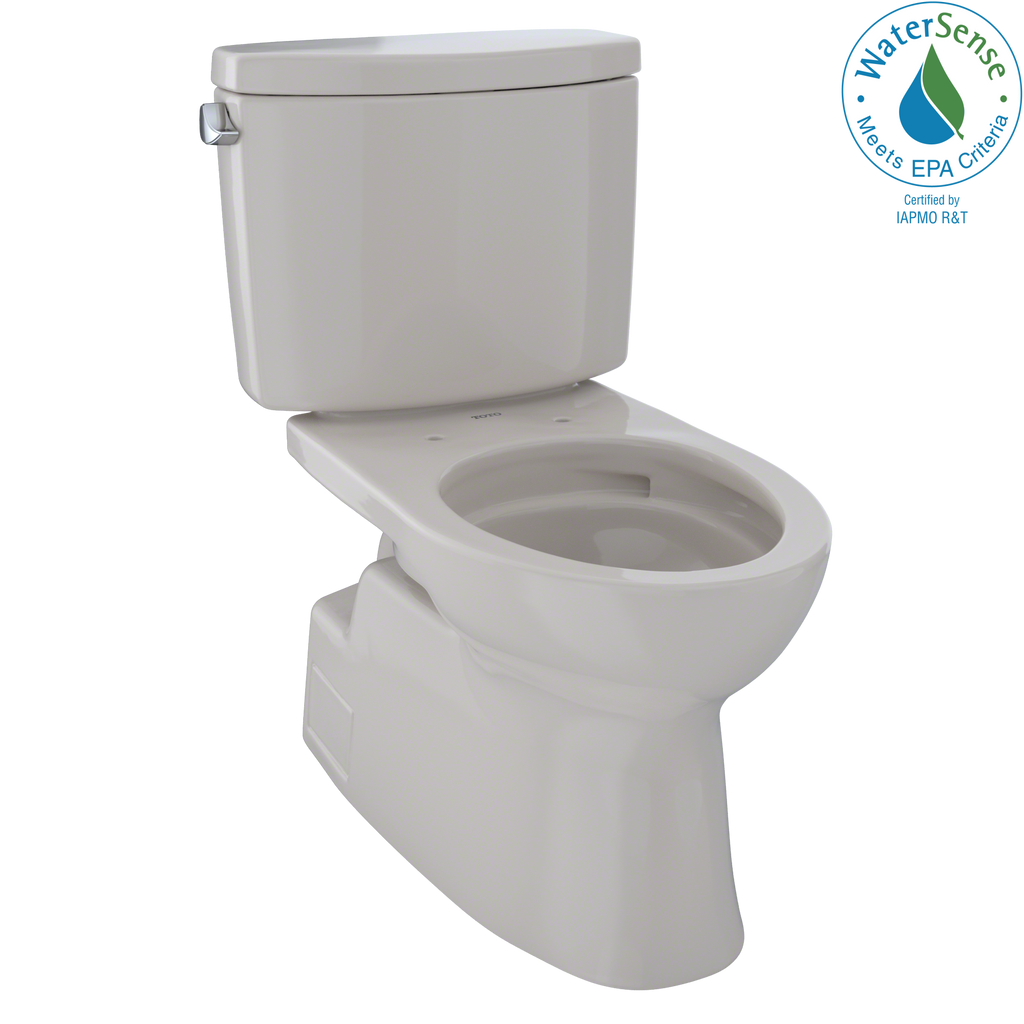TOTO® Vespin® II Two-Piece Elongated 1.28 GPF Universal Height Skirted Design Toilet with CeFiONtect™, Sedona Beige - CST474CEFG#12