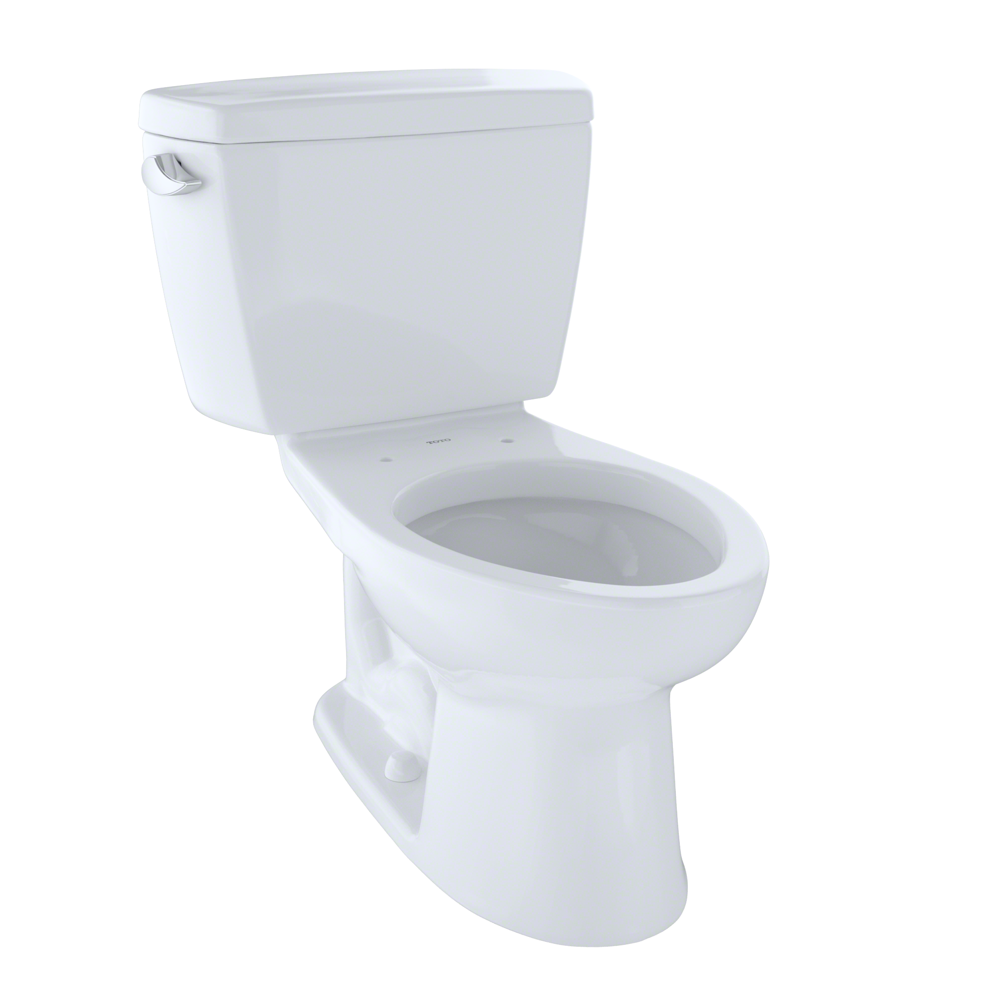 TOTO® Drake® Two-Piece Elongated 1.6 GPF Toilet with CeFiONtect™, Cotton White - CST744SG#01