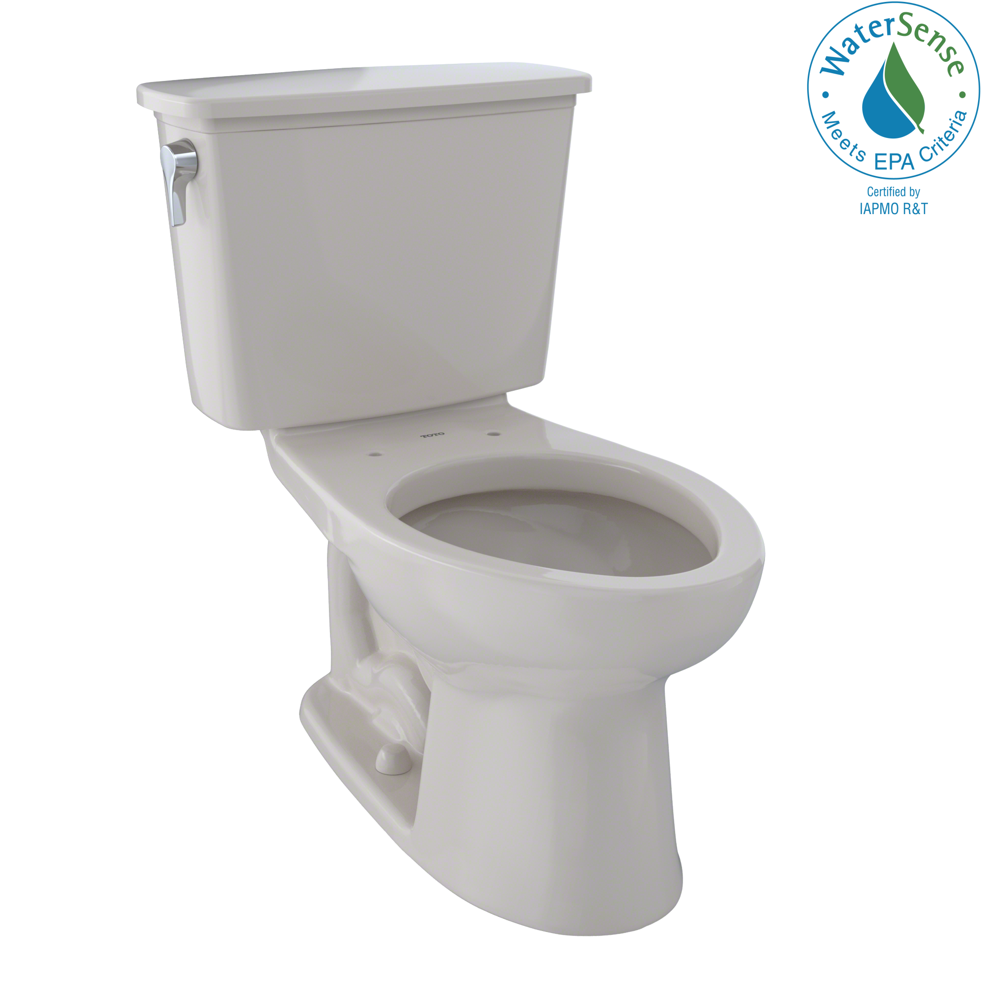 TOTO® Eco Drake® Transitional Two-Piece Elongated 1.28 GPF ADA Compliant Toilet, Sedona Beige - CST744ELN#12