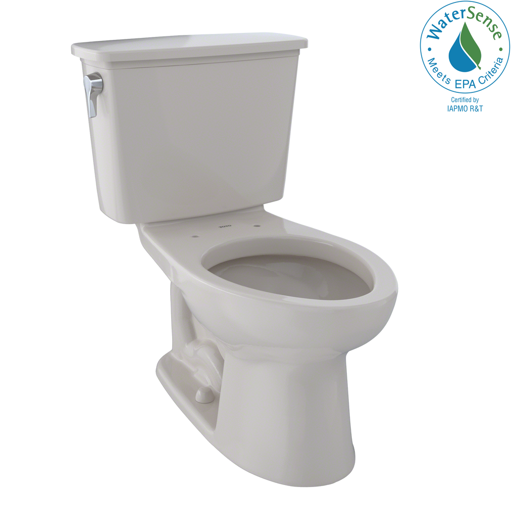 TOTO® Eco Drake® Transitional Two-Piece Elongated 1.28 GPF ADA Compliant Toilet, Sedona Beige - CST744ELN#12