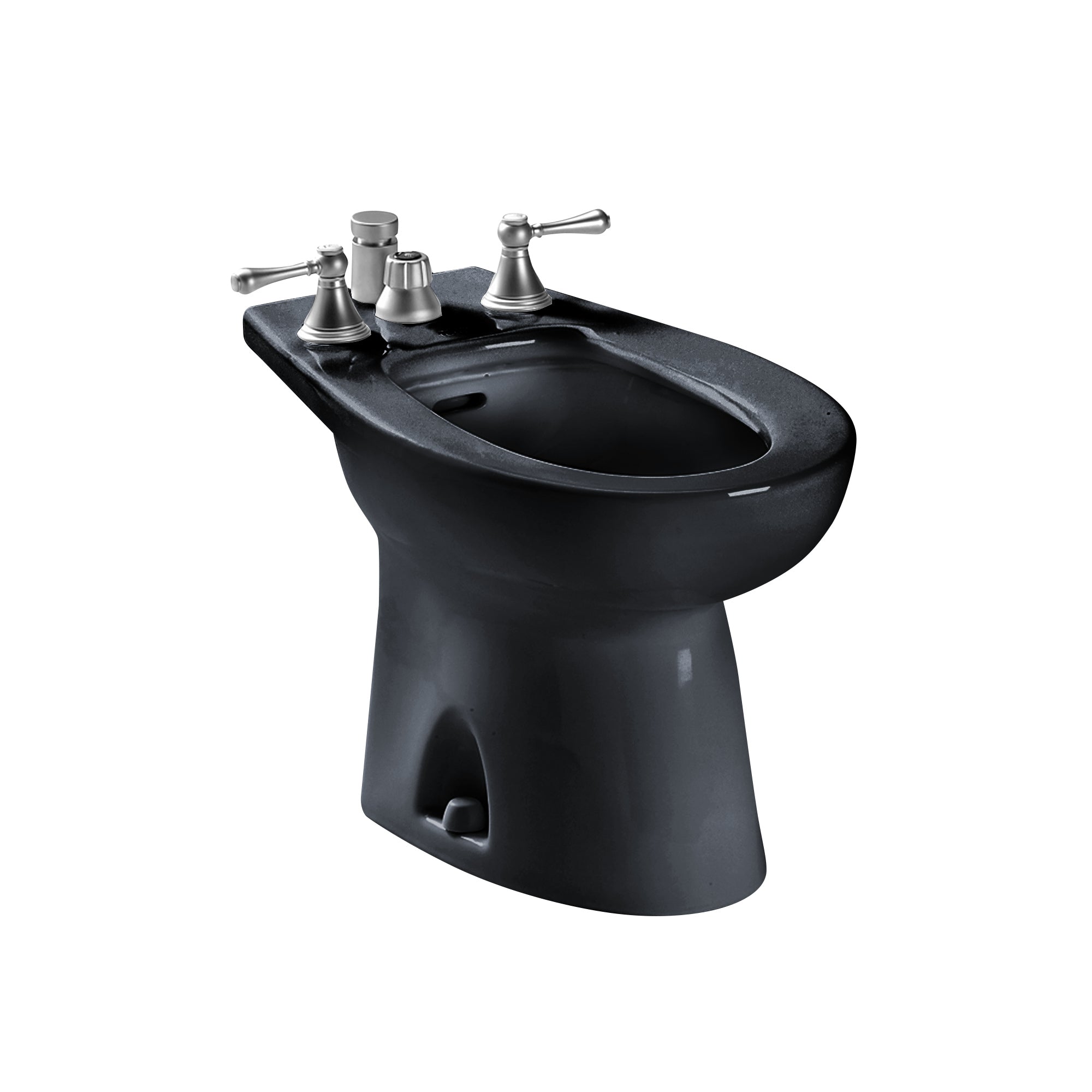 TOTO® Piedmont® Deck Mount Vertical Spray Flushing Rim Bidet, Ebony - BT500B#51