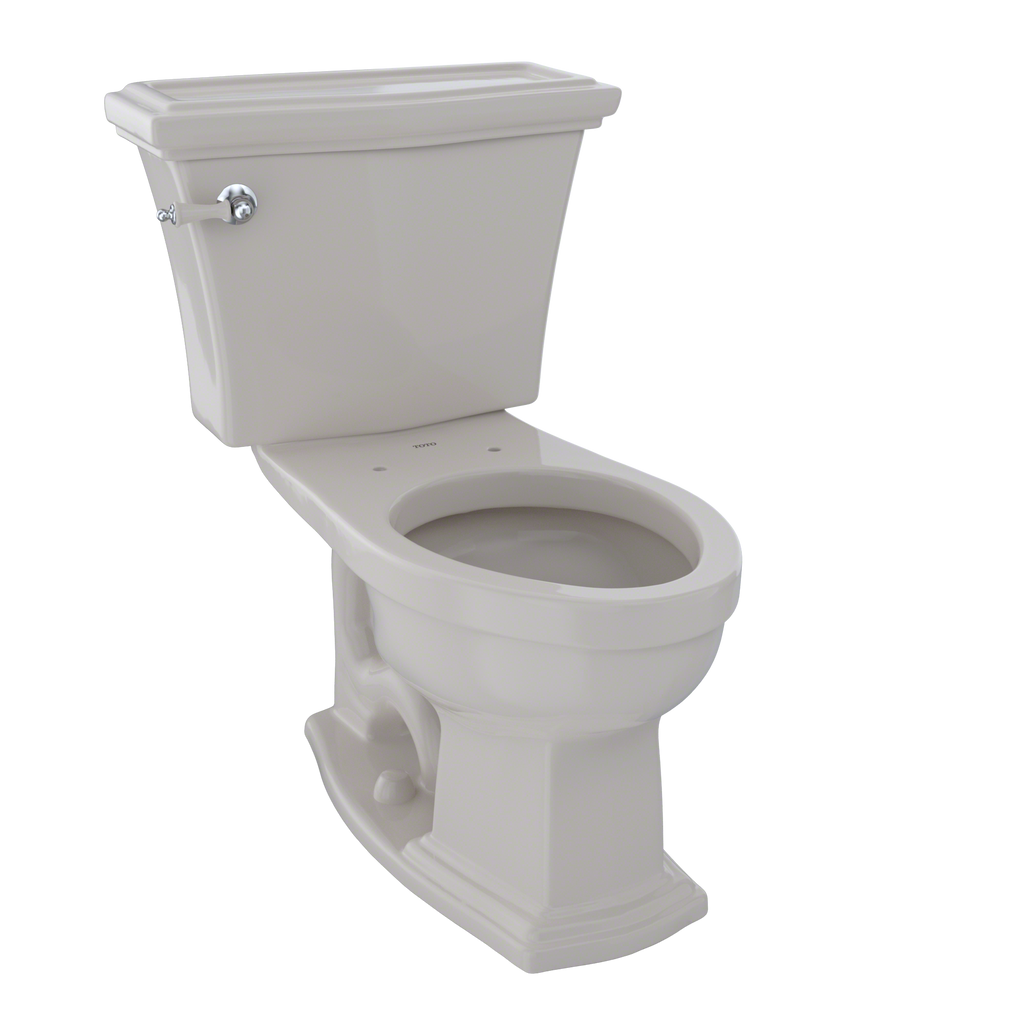 TOTO® Clayton® Two-Piece Elongated 1.6 GPF Universal Height Toilet, Sedona Beige - CST784SF#12