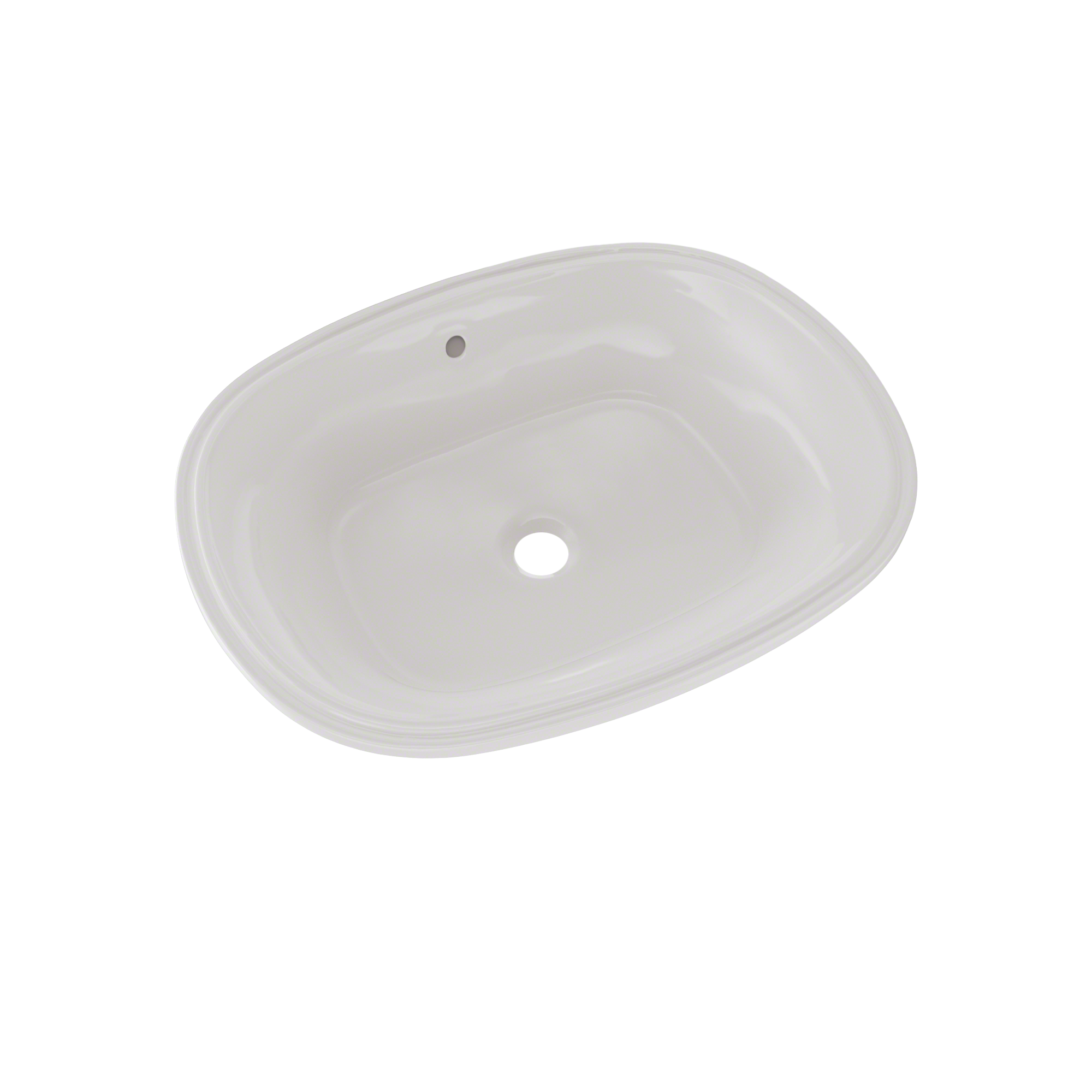 TOTO® Maris™ 20-5/16" x 15-9/16" Oval Undermount Bathroom Sink with CeFiONtect™, Colonial White - LT481G#11