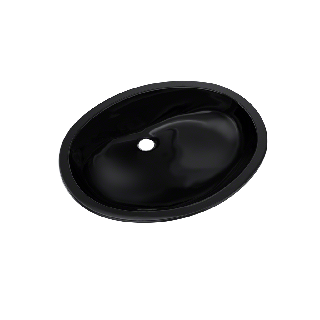 TOTO® Dantesca® Oval Undermount Bathroom Sink, Ebony - LT597#51