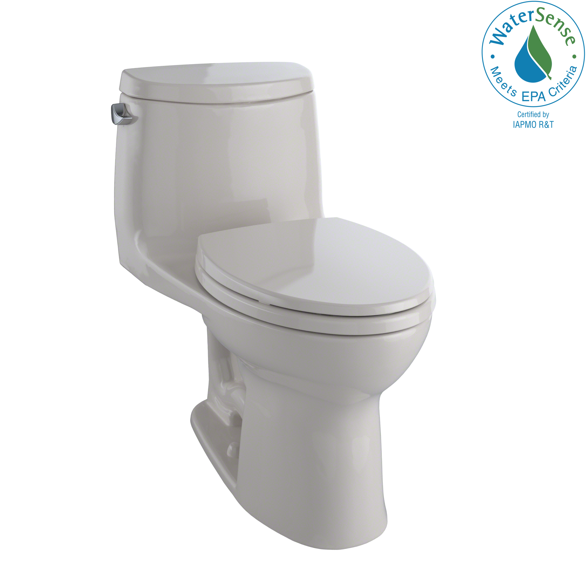 TOTO® UltraMax® II One-Piece Elongated 1.28 GPF Universal Height Toilet with CeFiONtect™, Sedona Beige - MS604114CEFG#12