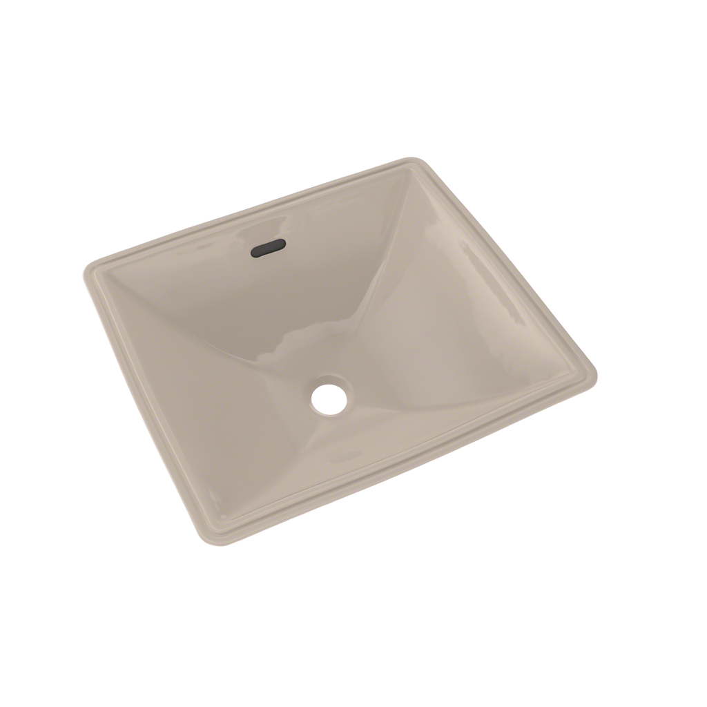 TOTO® Legato® Rectangular Undermount Bathroom Sink with CeFiONtect™, Bone - LT624G#03