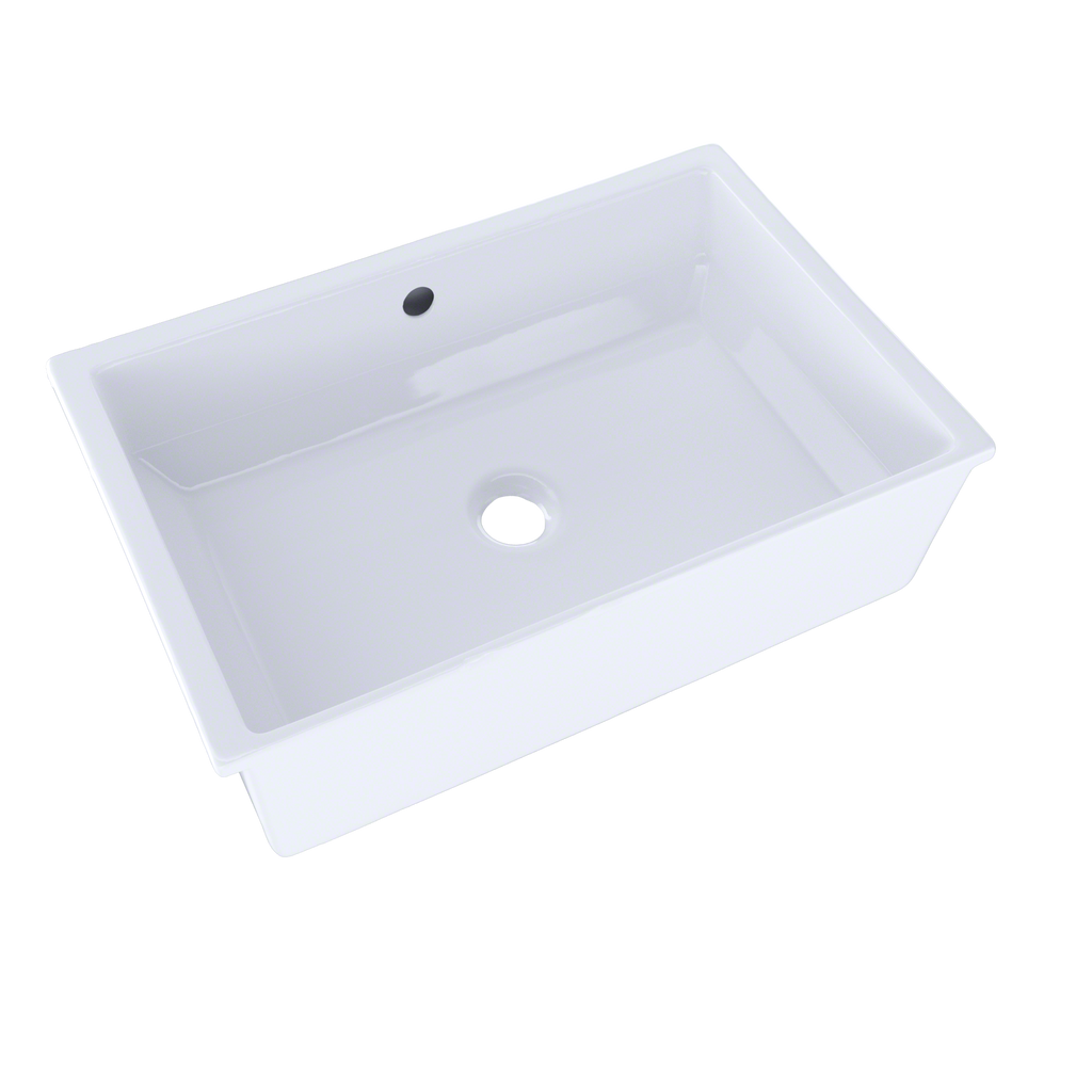 TOTO® Vernica® Design I Undermount Fireclay Bathroom Sink, Cotton White - LT156#01