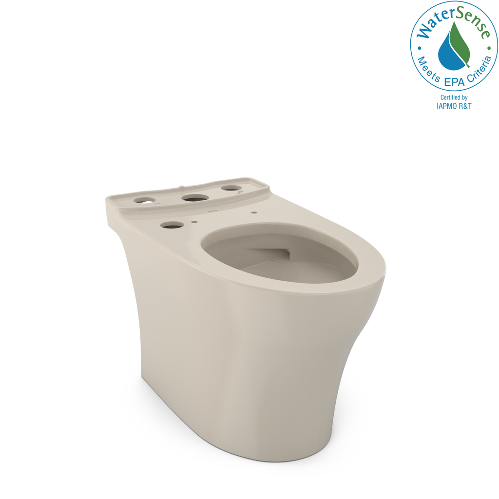 TOTO® Aquia® IV Elongated Universal Height Skirted Toilet Bowl with CEFIONTECT®, WASHLET®+ Ready, Bone - CT446CUFGT40#03