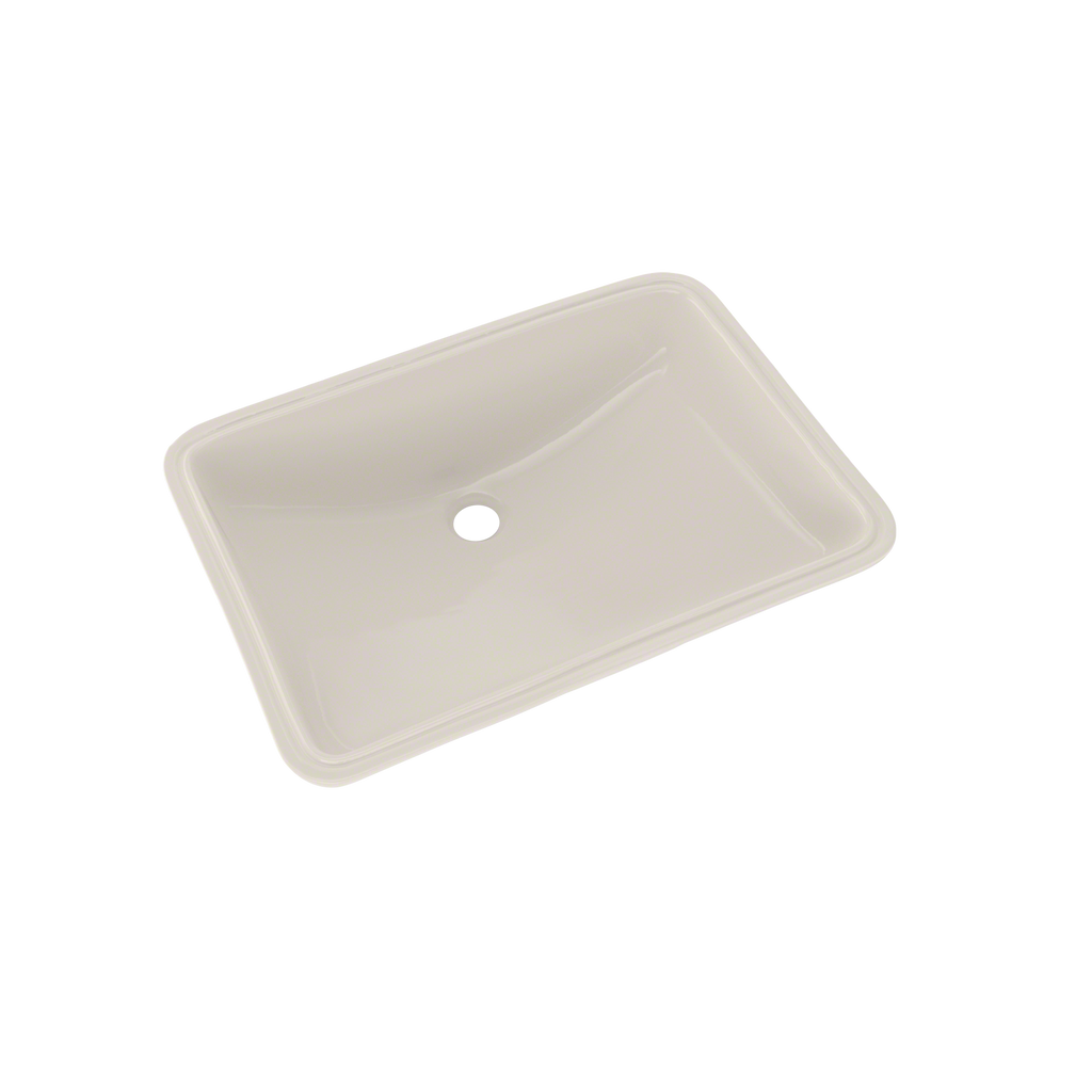 TOTO® 21-1/4" x 14-3/8" Large Rectangular Undermount Bathroom Sink with CeFiONtect™, Sedona Beige - LT540G#12