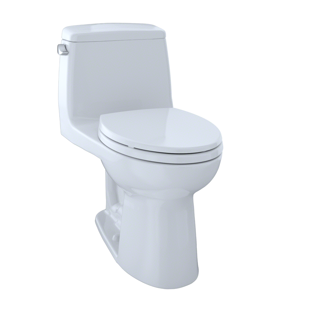 TOTO® UltraMax® One-Piece Elongated 1.6 GPF Toilet with CeFiONtect™, Cotton White - MS854114SG#01