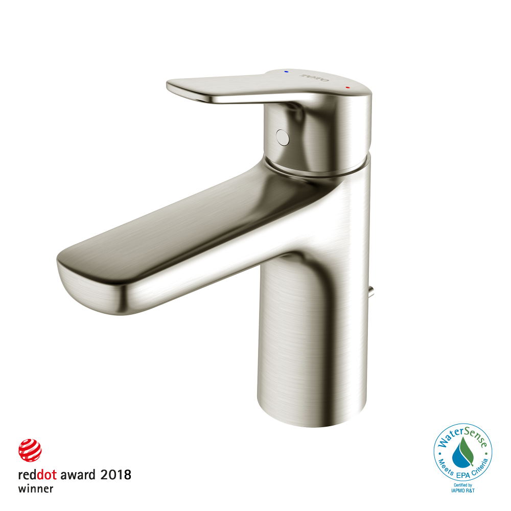 TOTO® GS 1.2 GPM Single Handle Bathroom Sink Faucet with COMFORT GLIDE™ Technology, Polished Nickel - TLG03301U#PN