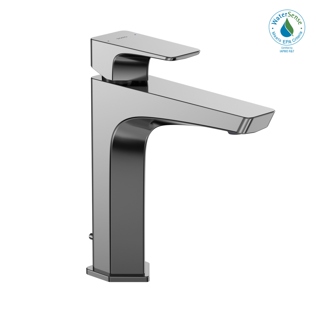 TOTO® GE 1.2 GPM Single Handle Semi-Vessel Bathroom Sink Faucet with COMFORT GLIDE Technology, Polished Chrome - TLG07303U#CP
