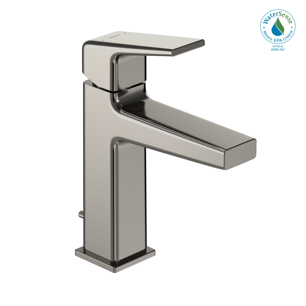TOTO® GB 1.2 GPM Single Handle Bathroom Sink Faucet with COMFORT GLIDE Technology, Polished Nickel - TLG10301U#PN