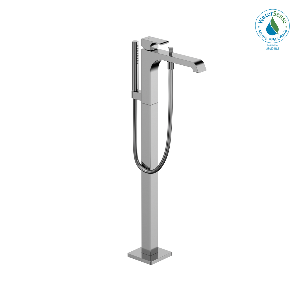 TOTO® GC Single-Handle Free Standing Tub Filler with Handshower, Polished Chrome - TBG08306U#CP