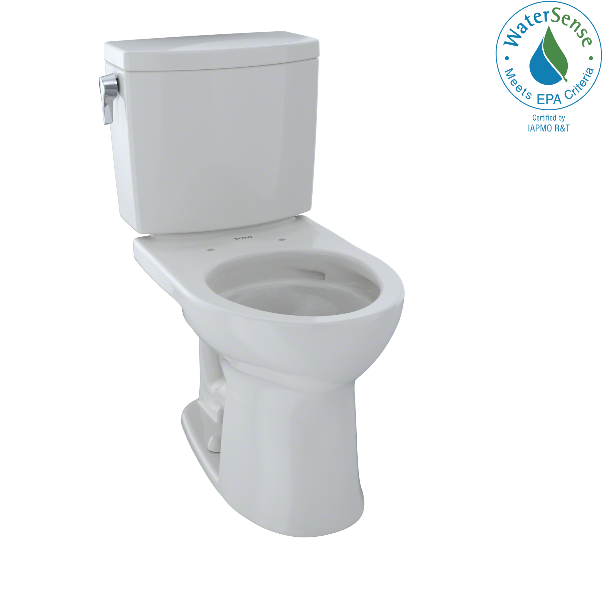 TOTO® Drake® II 1G® Two-Piece Round 1.0 GPF Universal Height Toilet with CeFiONtect™, Colonial White - CST453CUFG#11