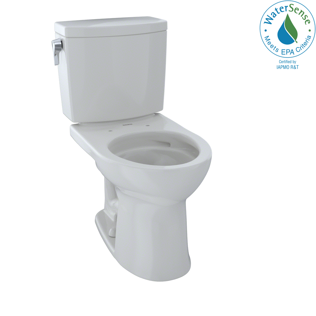 TOTO® Drake® II 1G® Two-Piece Round 1.0 GPF Universal Height Toilet with CeFiONtect™, Colonial White - CST453CUFG#11