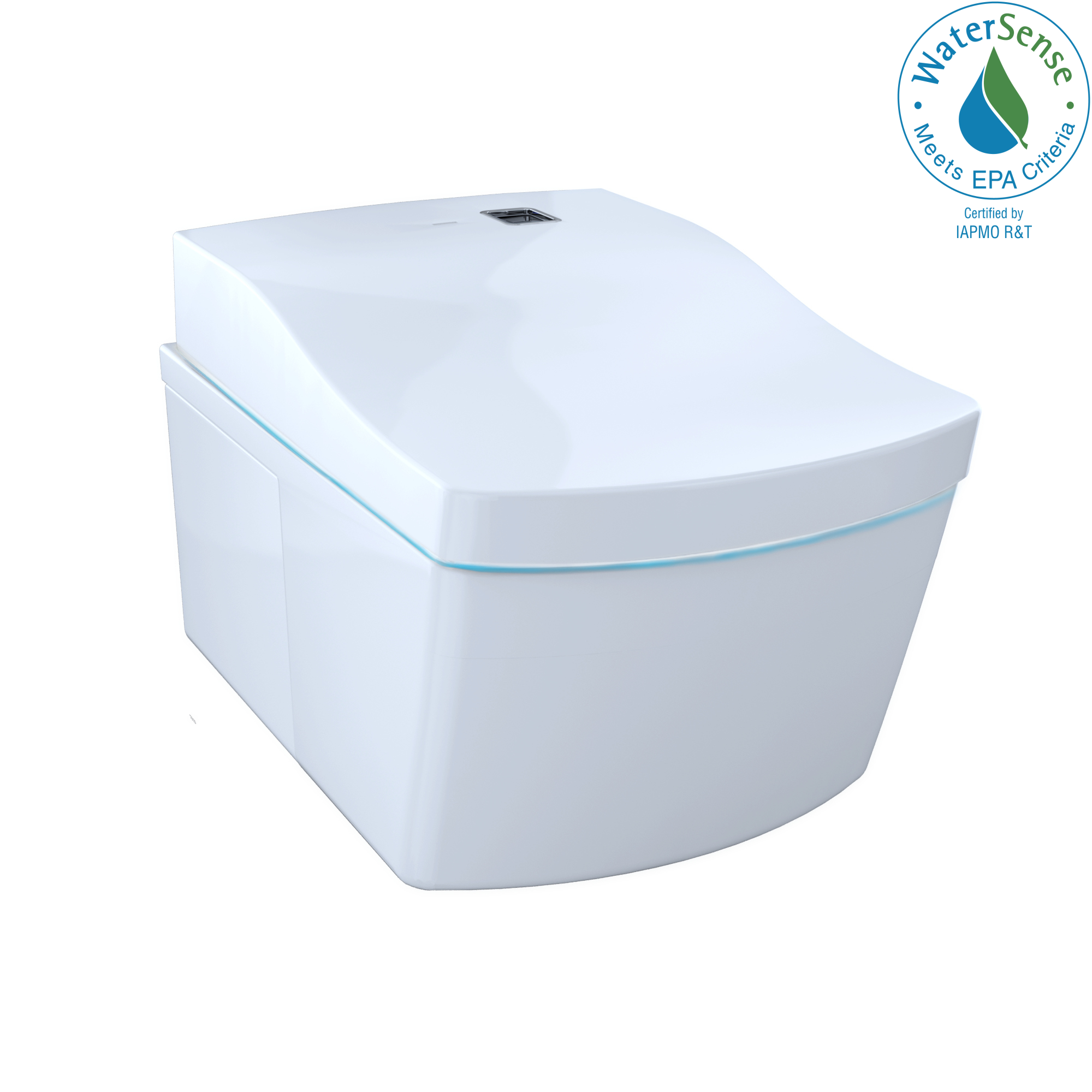 TOTO® NEOREST® AC™ Dual Flush 1.28 or 0.9 GPF Wall-Hung Toilet with Integrated Bidet Seat and Actilight®, Cotton White - CWT996CEMFX#01