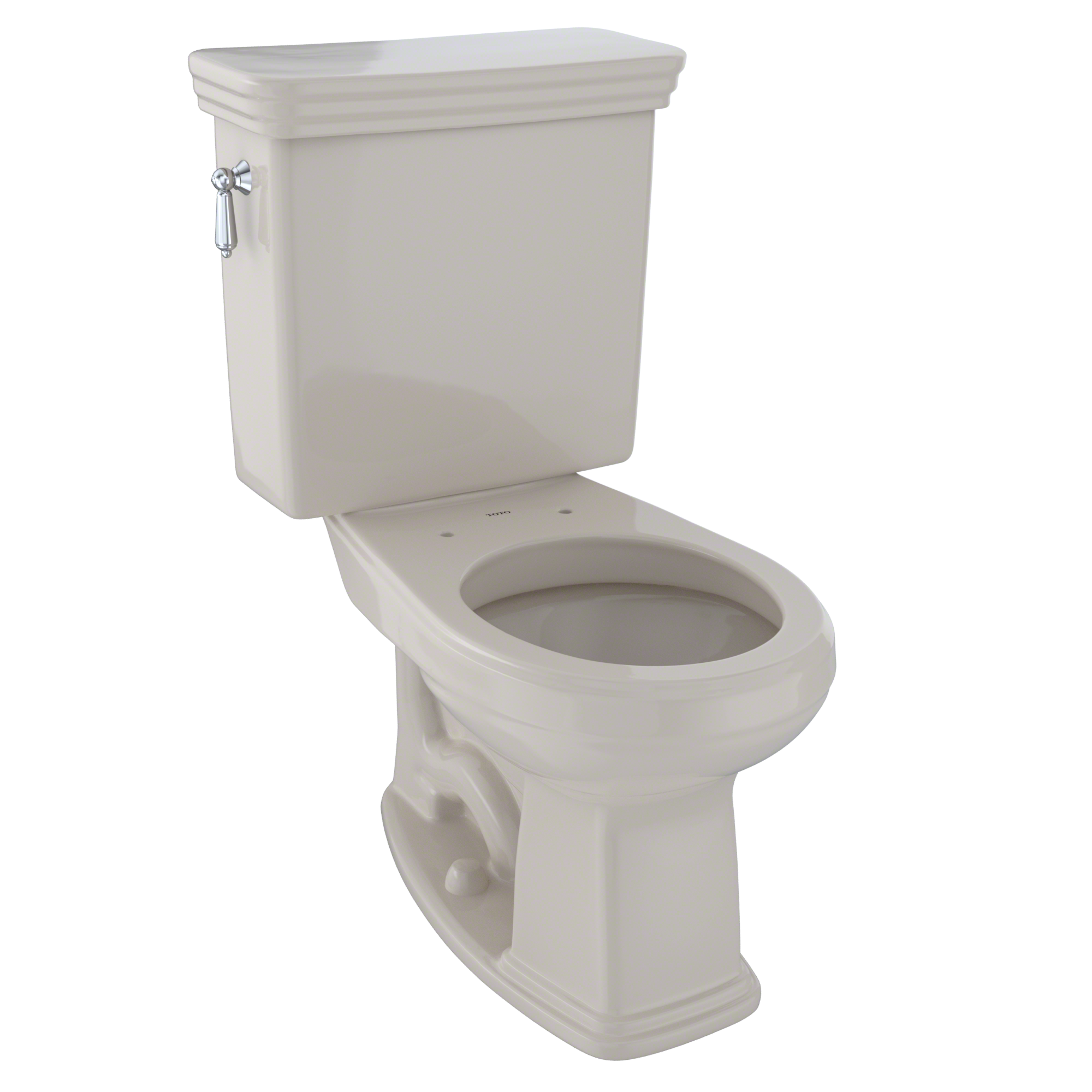 TOTO® Promenade® Two-Piece Round 1.6 GPF Universal Height Toilet, Bone - CST423SF#03