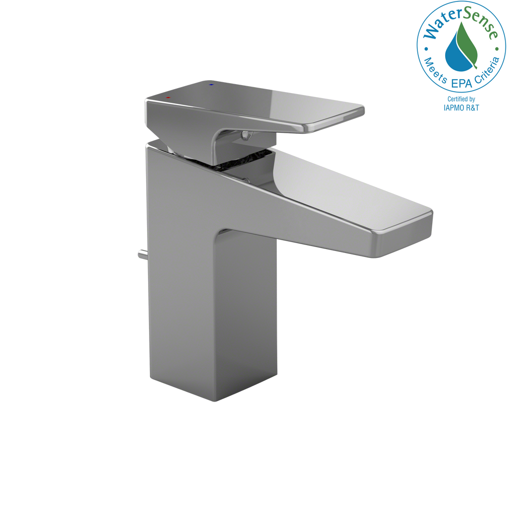 TOTO® Oberon™ F Single Handle 1.5 GPM Bathroom Sink Faucet, Polished Chrome - TL370SD#CP