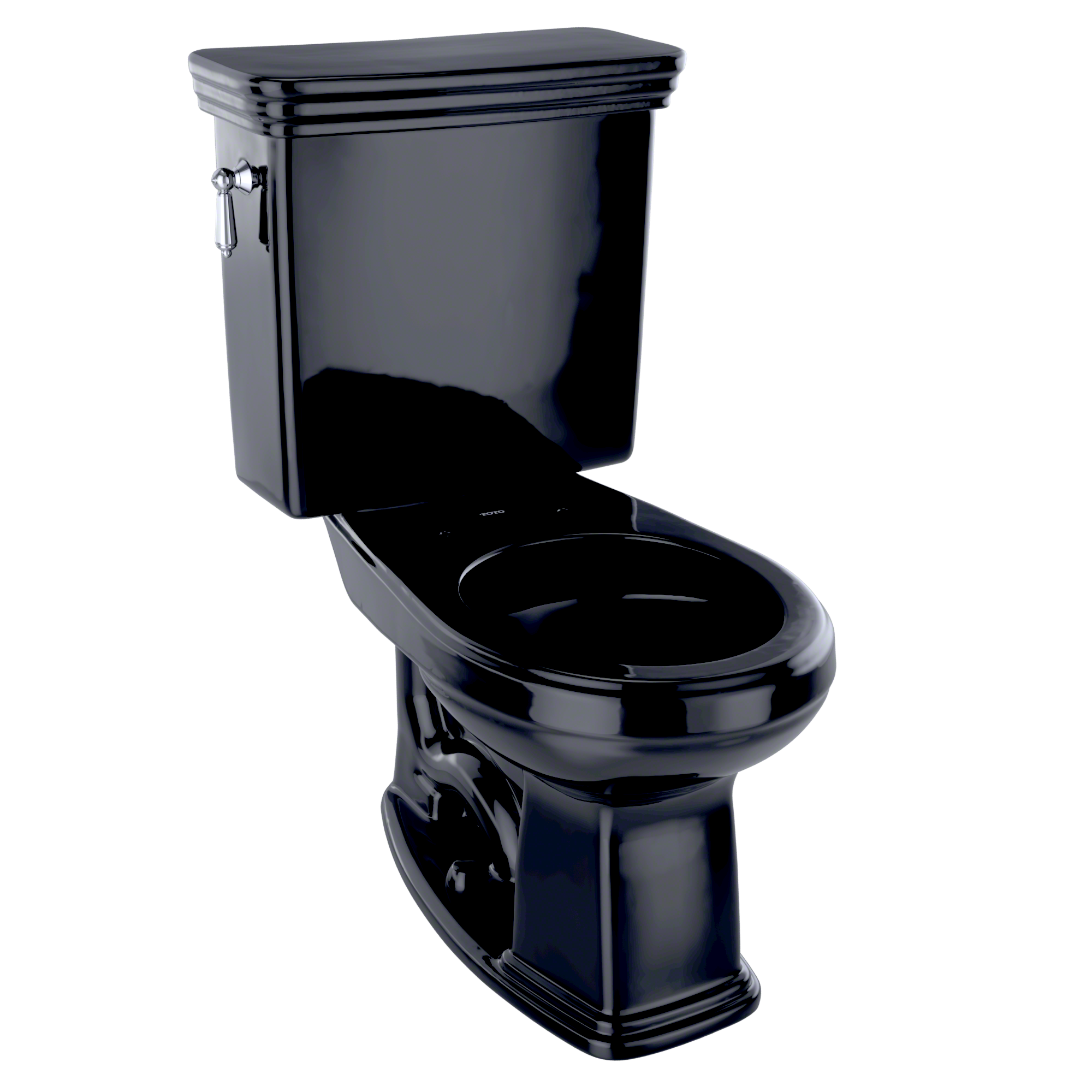 TOTO® Promenade® Two-Piece Round 1.6 GPF Universal Height Toilet, Ebony - CST423SF#51