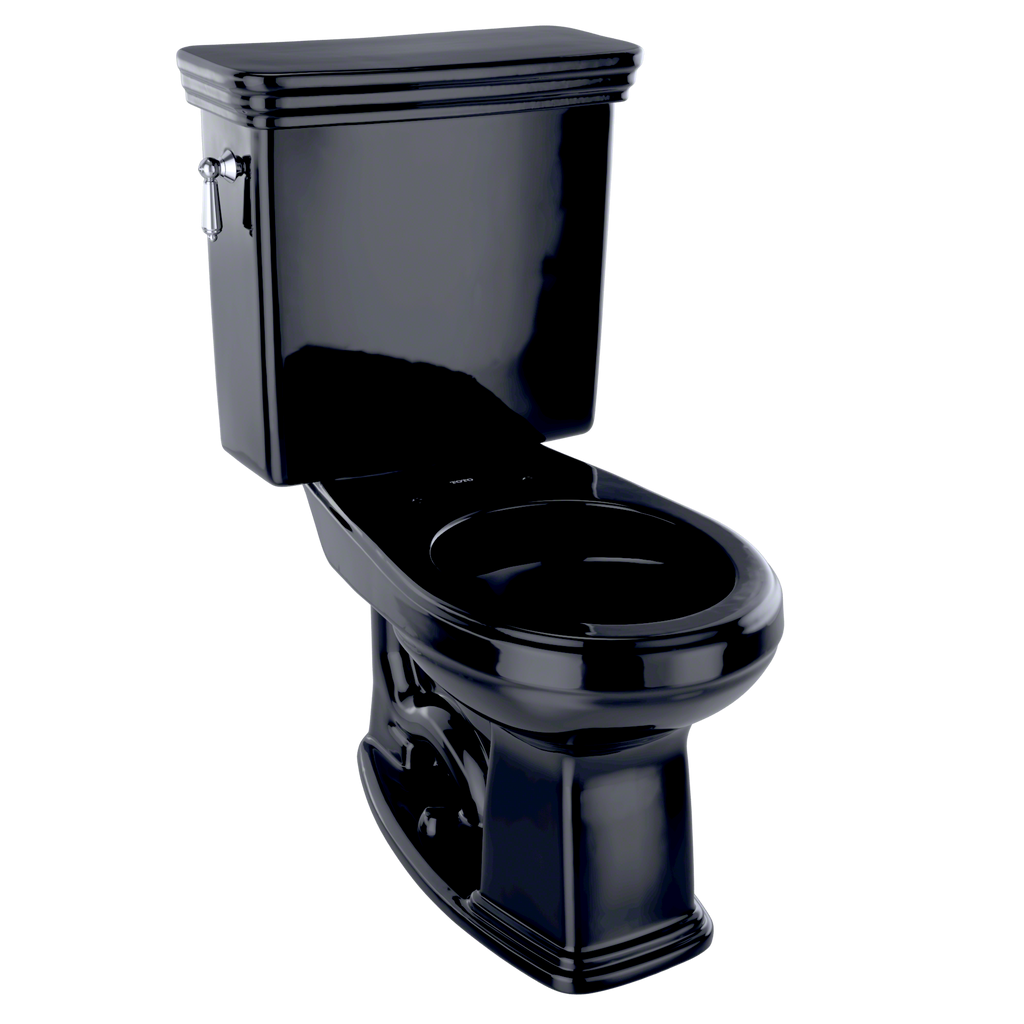 TOTO® Promenade® Two-Piece Round 1.6 GPF Universal Height Toilet, Ebony - CST423SF#51