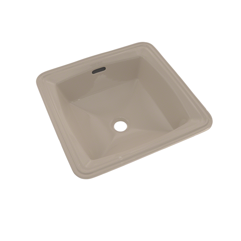 TOTO® Connelly™ Square Undermount Bathroom Sink with CeFiONtect™, Bone - LT491G#03