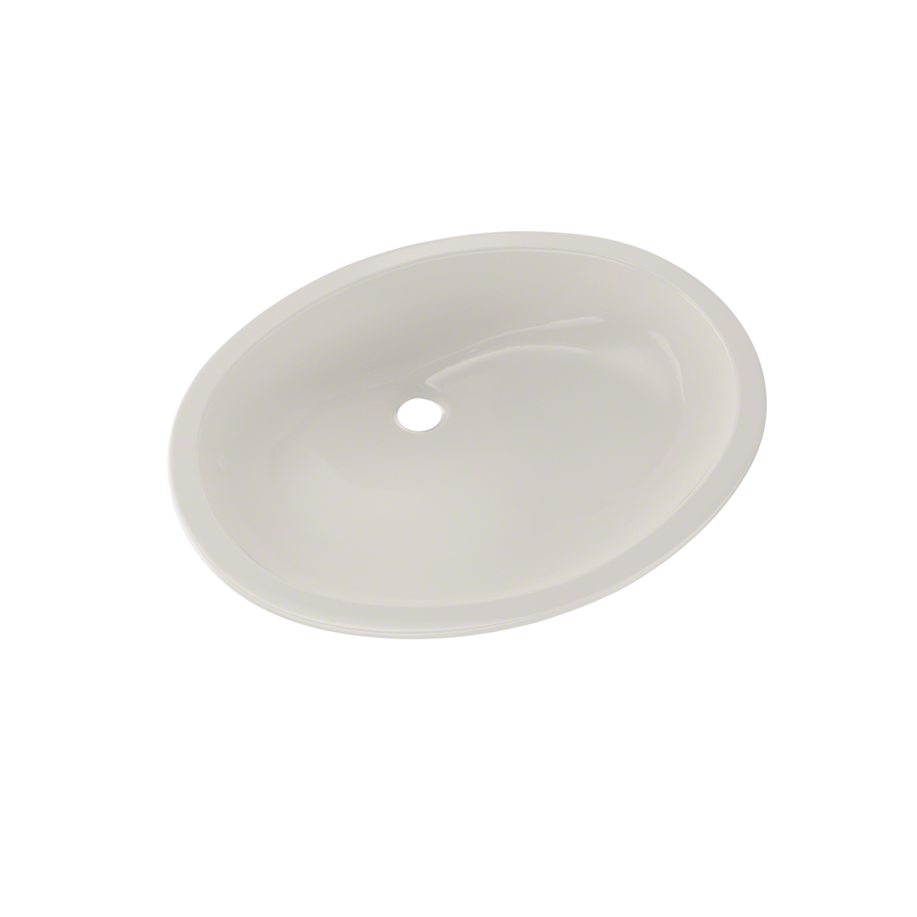 TOTO® Dantesca® Oval Undermount Bathroom Sink with CeFiONtect™, Colonial White - LT597G#11