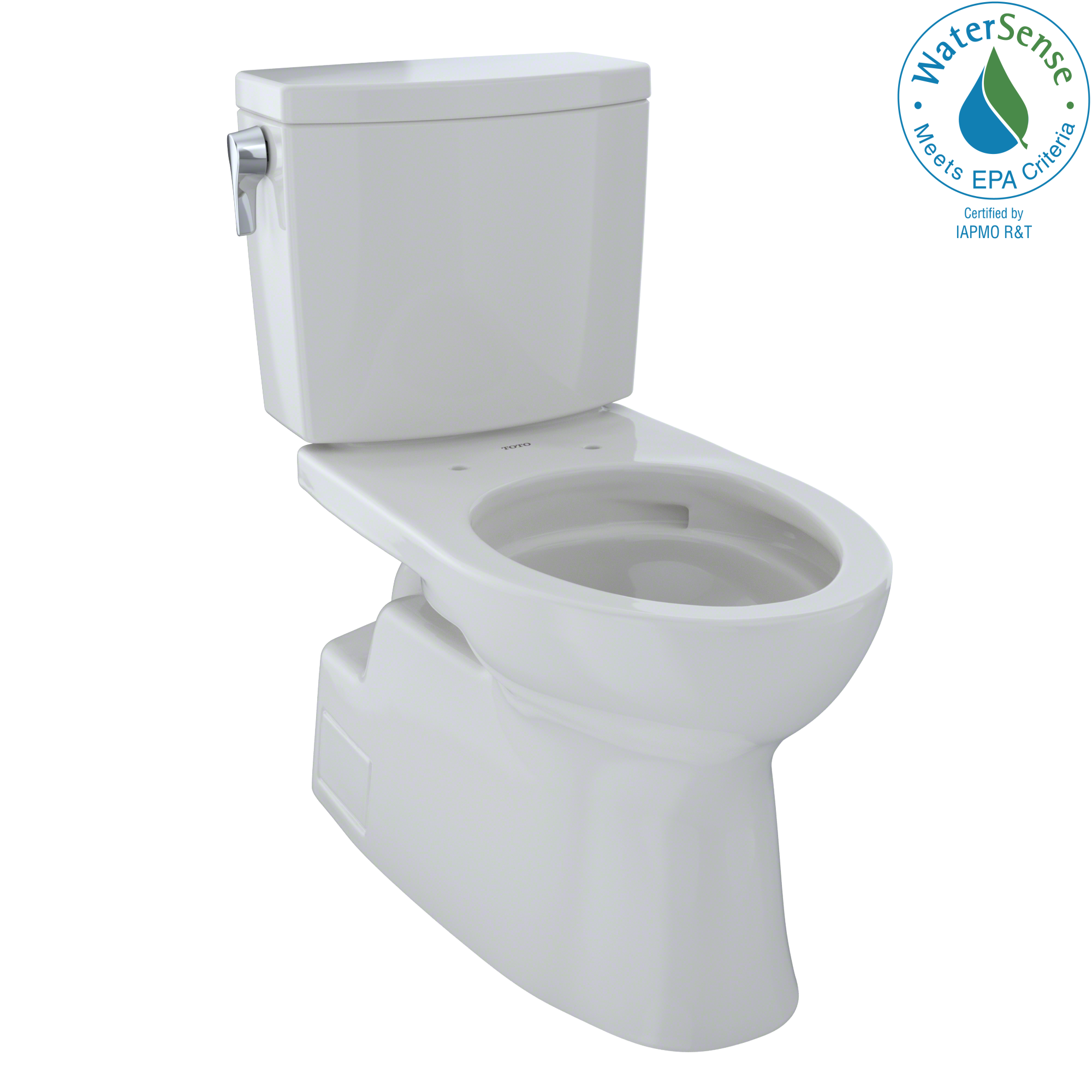 TOTO® Vespin® II 1G® Two-Piece Elongated 1.0 GPF Universal Height Skirted Design Toilet with CeFiONtect™, Colonial White - CST474CUFG#11