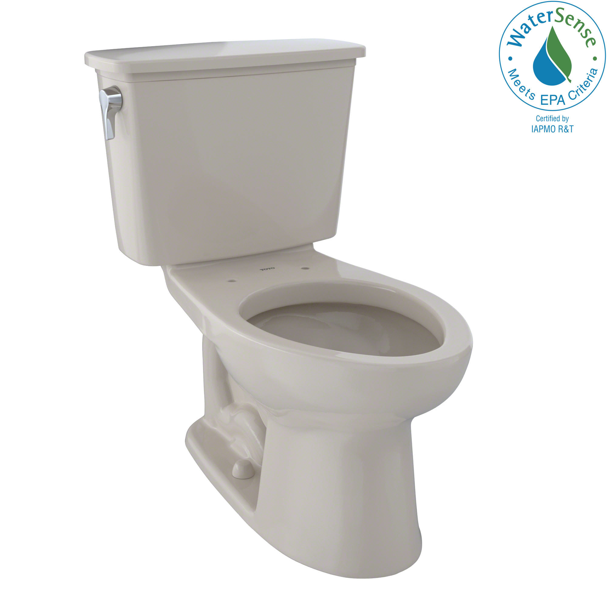 TOTO® Eco Drake® Transitional Two-Piece Elongated 1.28 GPF ADA Compliant Toilet, Bone - CST744ELN#03