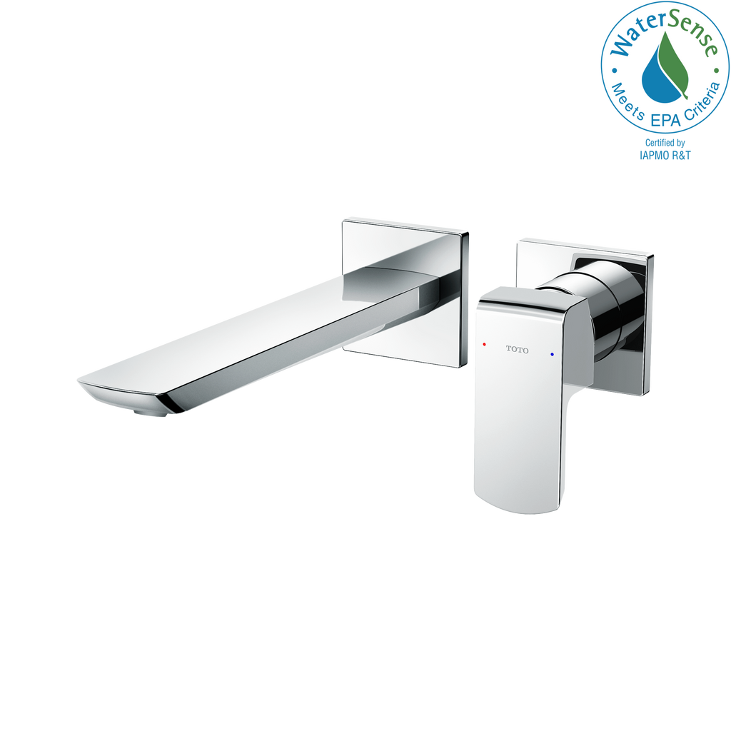 TOTO® GR 1.2 GPM Wall-Mount Single-Handle Bathroom Faucet with COMFORT GLIDE™ Technology, Polished Chrome - TLG02311U#CP