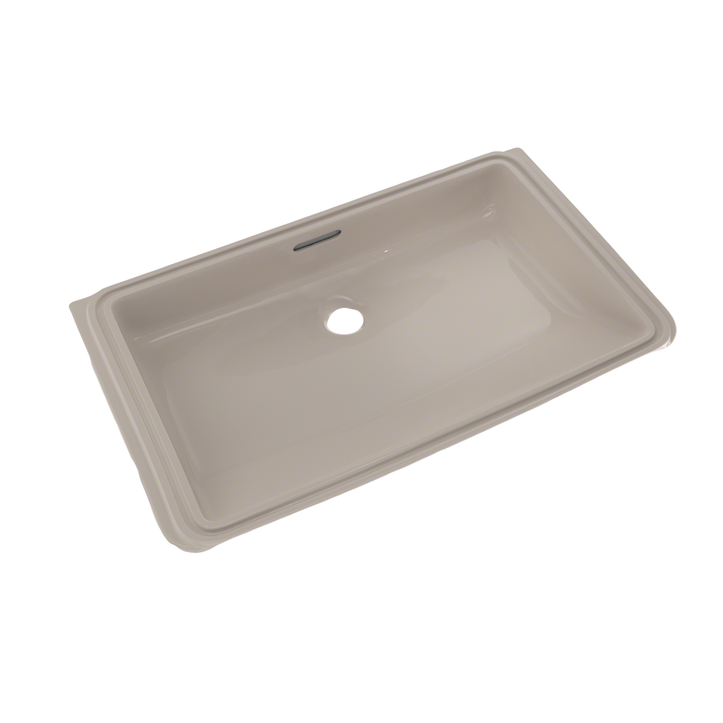 TOTO® Rectangular Undermount Bathroom Sink with CeFiONtect™, Bone - LT191#03