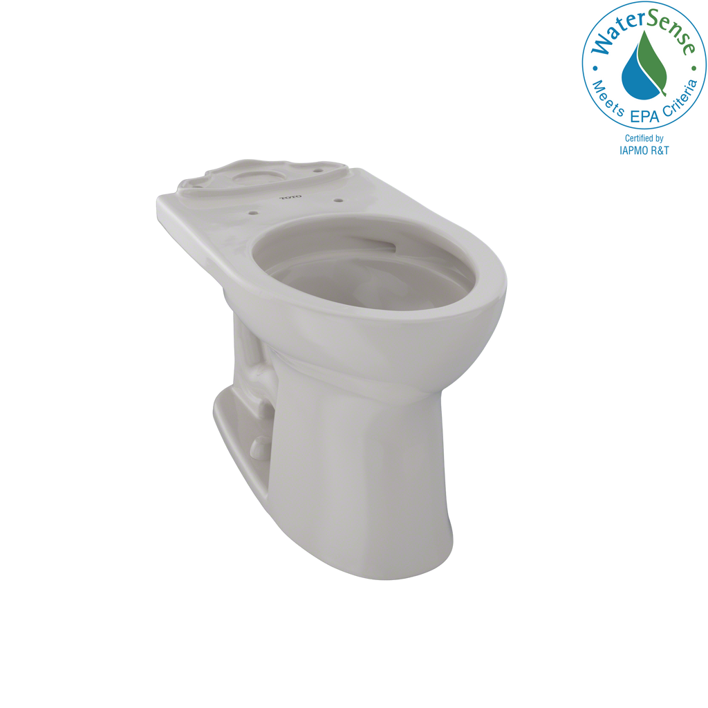 TOTO® Drake® II Universal Height Elongated Toilet Bowl with CeFiONtect™, Sedona Beige - C454CUFG#12