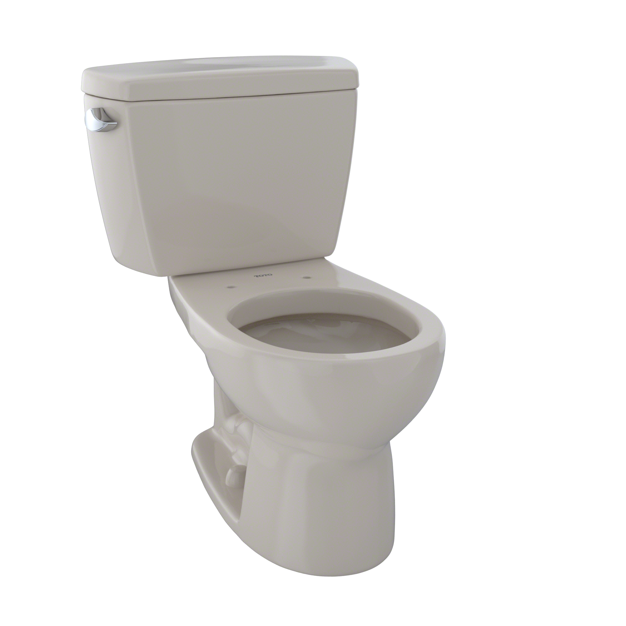 TOTO® Drake® Two-Piece Round 1.6 GPF Toilet with Insulated Tank, Bone - CST743SD#03