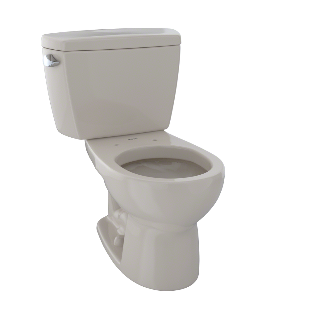 TOTO® Drake® Two-Piece Round 1.6 GPF Toilet with Insulated Tank, Bone - CST743SD#03