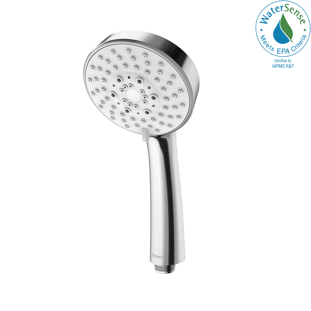 TOTO® L Series Modern Round Five Spray Mode 4 inch 2.0 GPM Handshower, Polished Chrome - TBW01020U2#CP