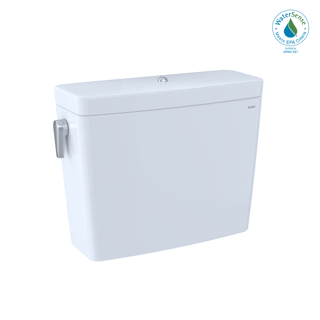 TOTO® Drake® Dual Flush 1.28 and 0.8 GPF Insulated Toilet Tank with Bolt-Down Lid, Cotton White - ST746EMDB#01