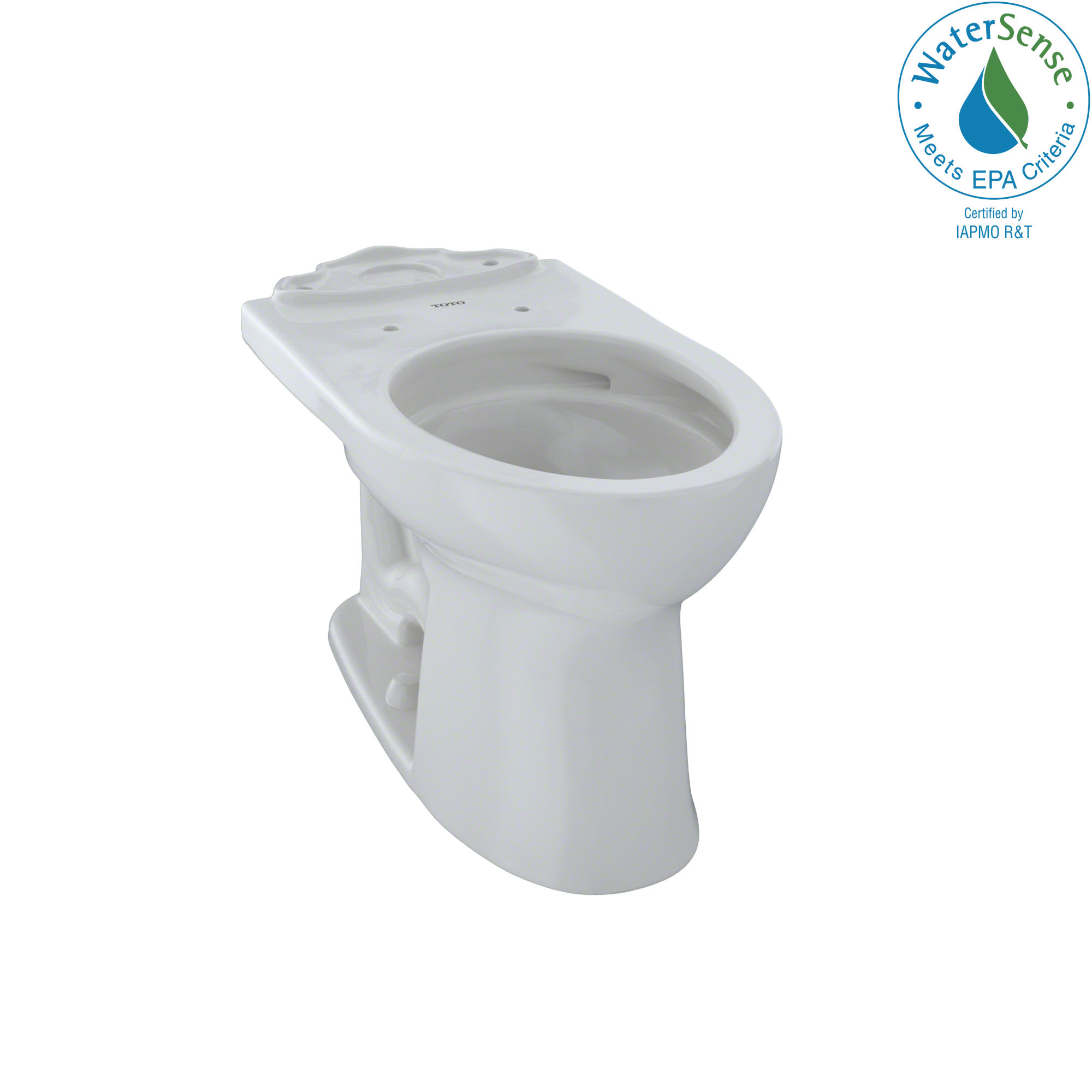 TOTO® Drake® II Universal Height Elongated Toilet Bowl with CeFiONtect™, Colonial White - C454CUFG#11