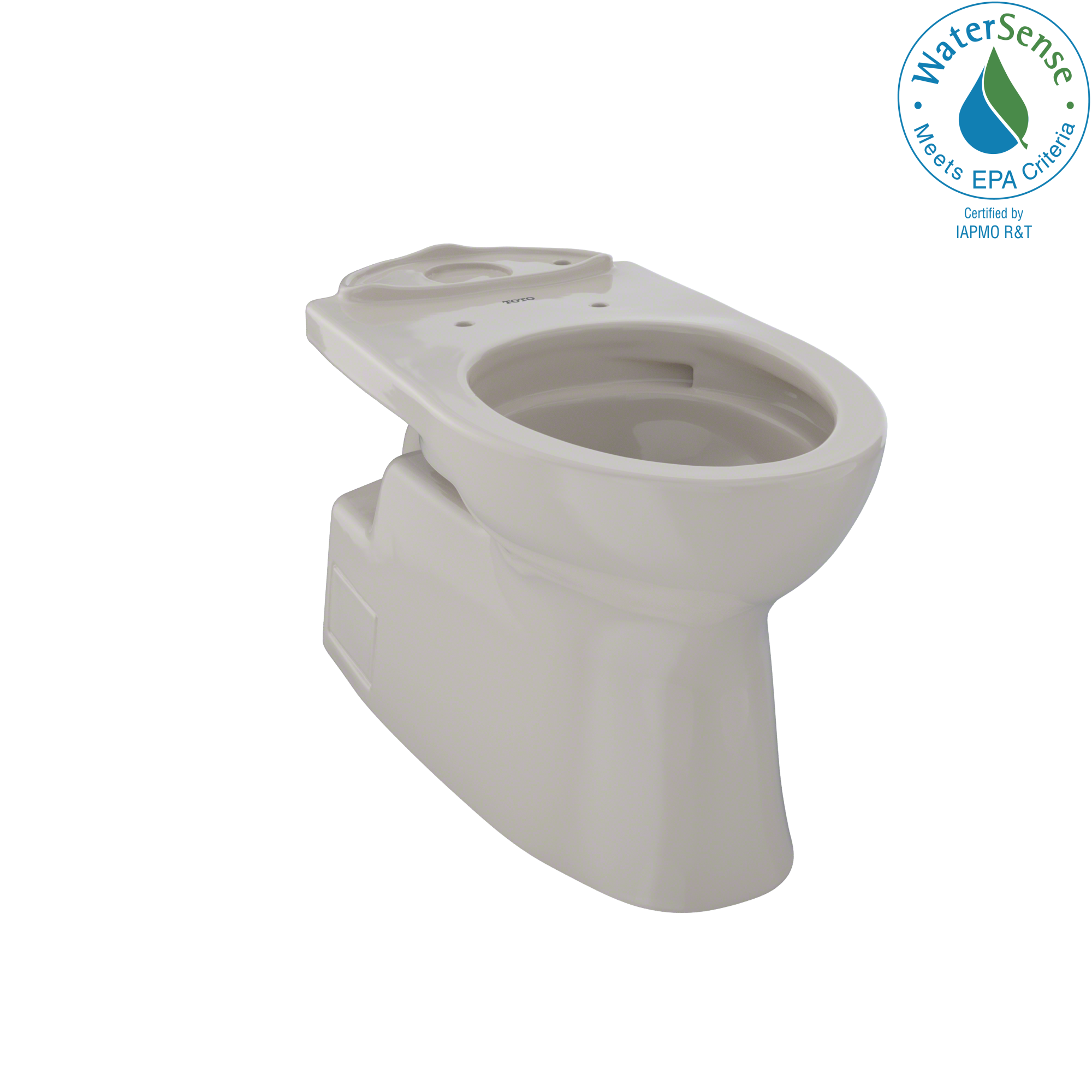 TOTO® Vespin® II Universal Height Elongated Skirted Toilet Bowl with CeFiONtect™, Bone - CT474CUFG#03