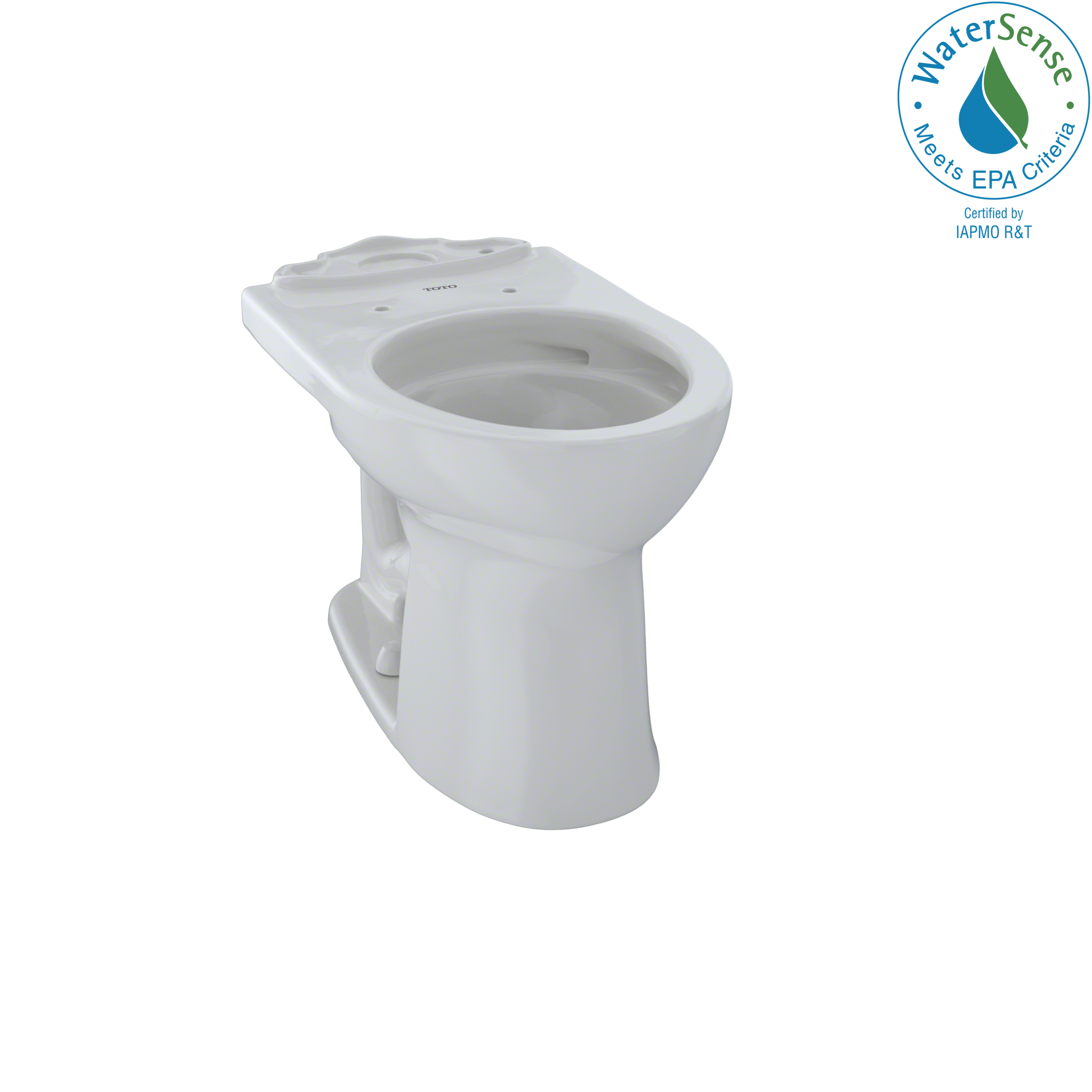 TOTO® Drake® II Universal Height Round Toilet Bowl with CeFiONtect™, Colonial White - CST453CEFG#11